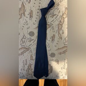 Solid blue tie- no tags